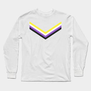 chevron - nonbinary Long Sleeve T-Shirt